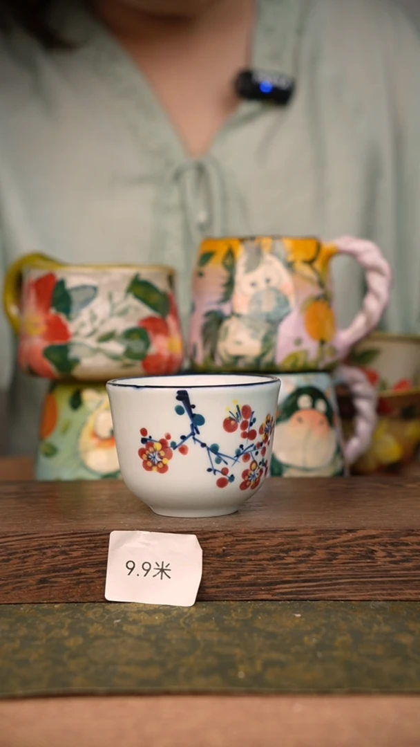 摆件泥垚手作 景德镇手工手绘器物