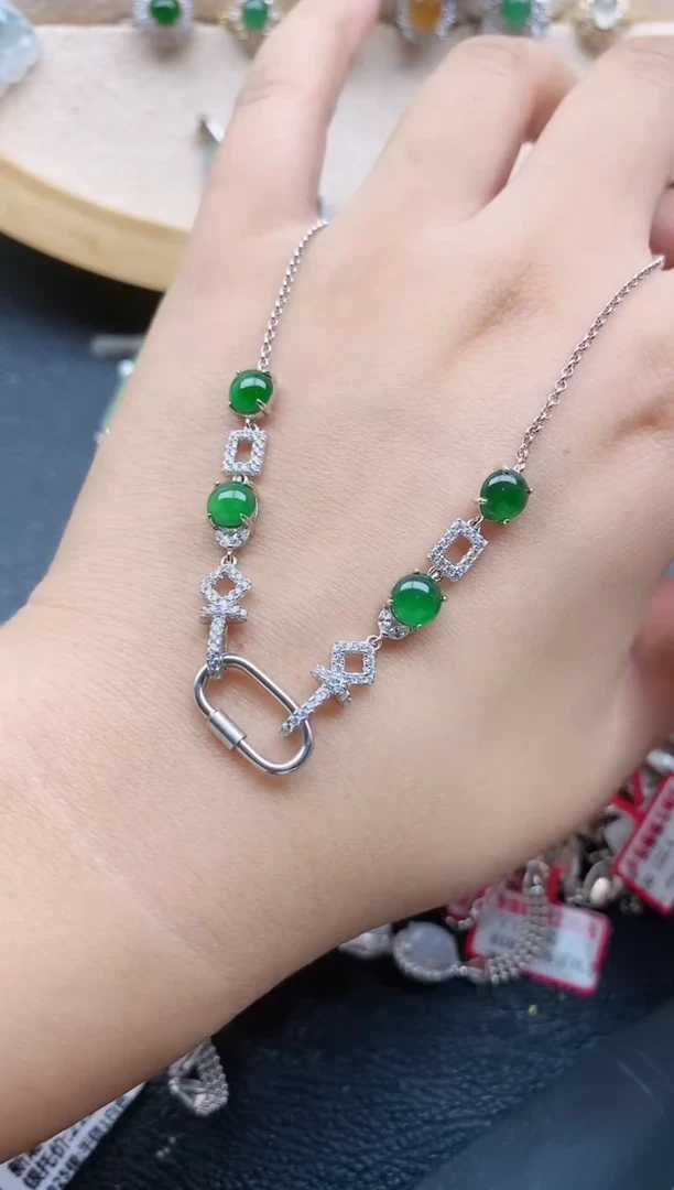 翡翠戒指银S925镶嵌11111