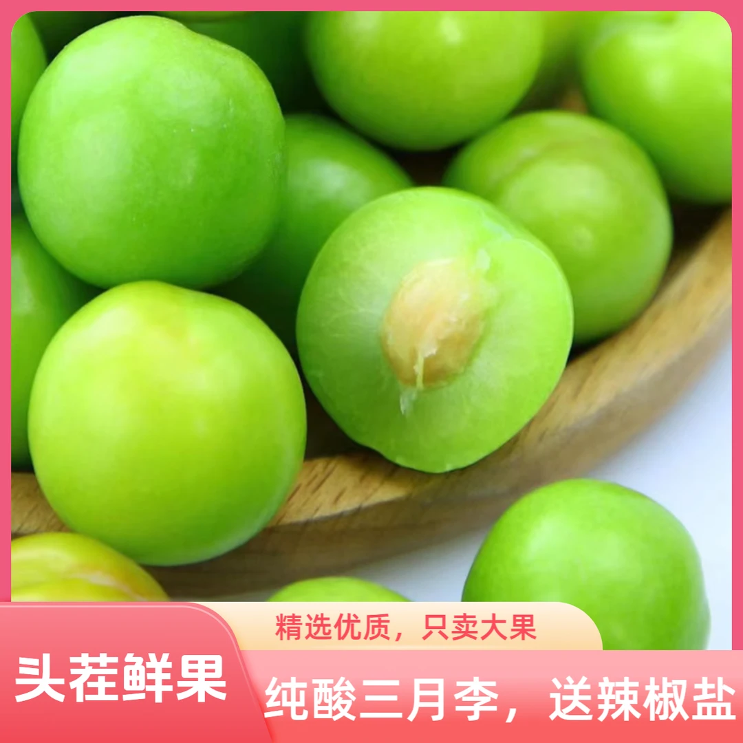 【只卖大果】现摘新鲜三月李子青李新鲜李子孕妇李青李子酸脆三华李