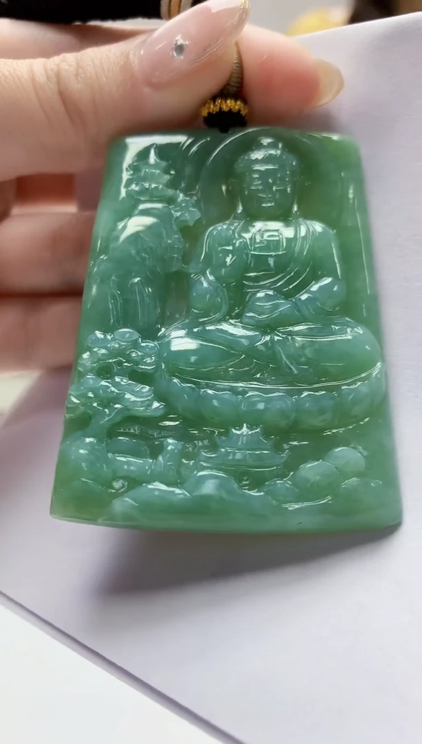 定制翡翠未镶嵌4829jw-毛货挂件31