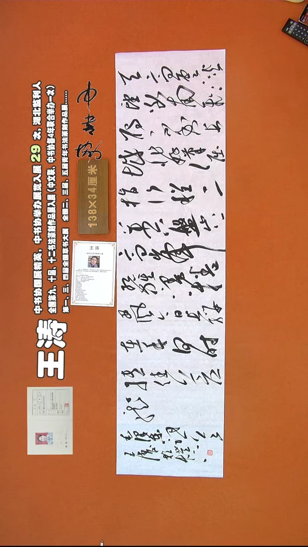 【闪购商品】书法165王涛书法作品