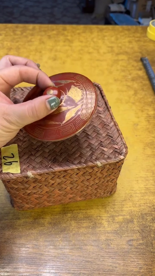 瓷器瓷器瑕疵脏旧26安吉碗