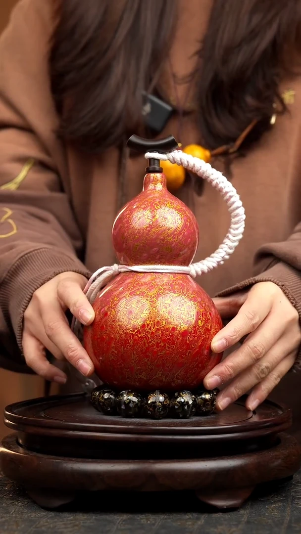 162号大漆酒葫芦一物一拍 拍拍退退限购拉黑（微瑕）