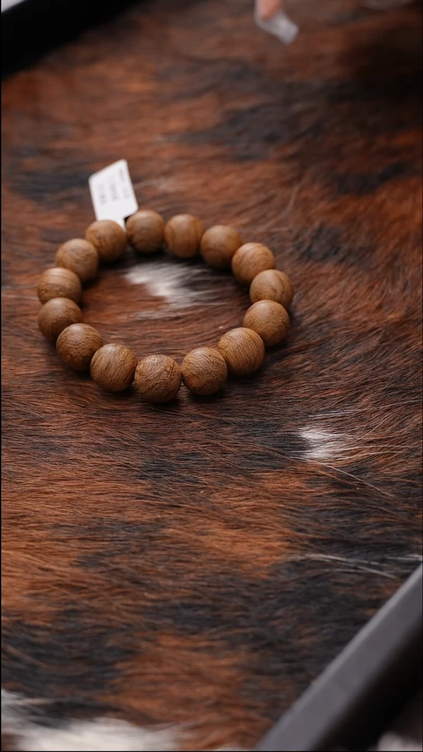 沉香手串卓DS002-2文莱土沉卡14mm天然野多样性发一