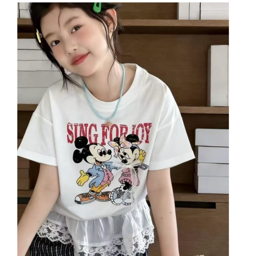 M 夏季儿童新颖潮流米奇休闲短袖T恤 26109