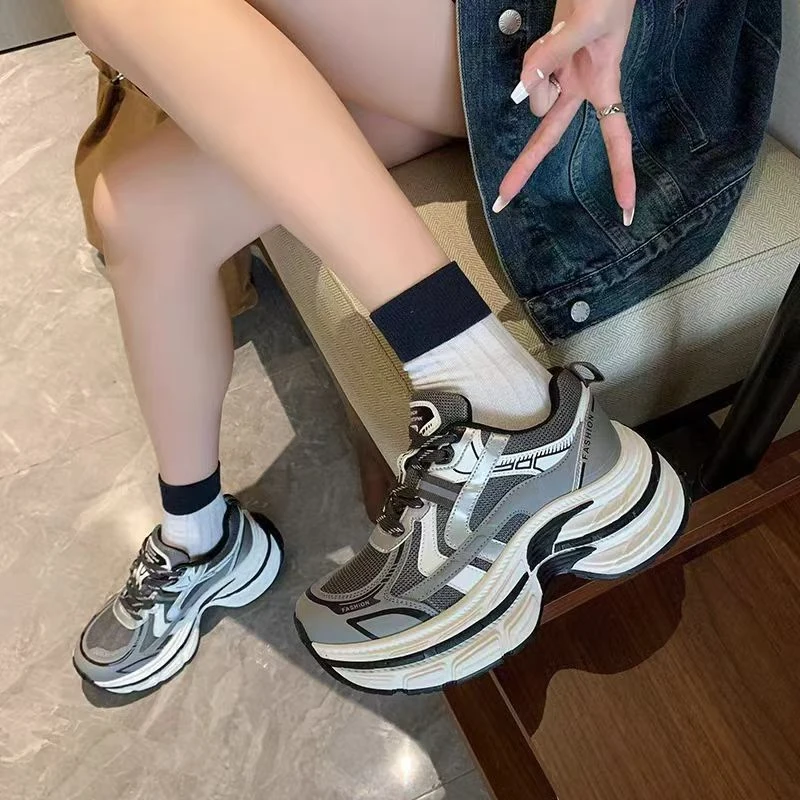 （柚子同款）HZ秋季百搭复古休闲运动老爹鞋 89787（89786）