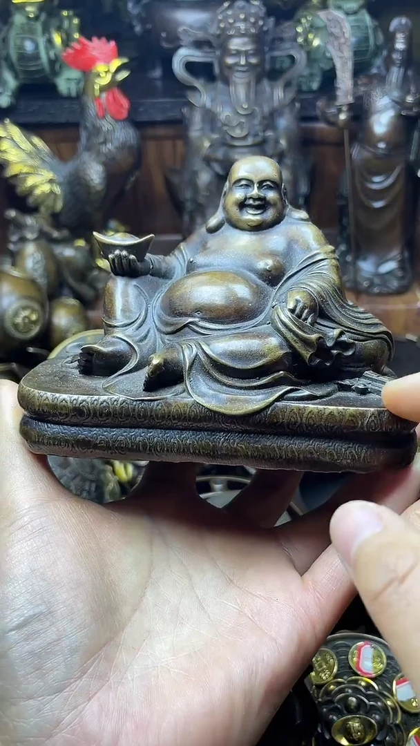 闪购链接，点击下单，有运费险，铜摆件