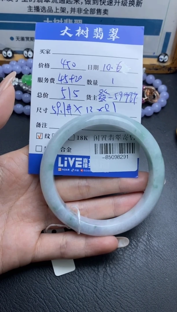 颈饰未镶嵌翡翠手镯多人-85098291
