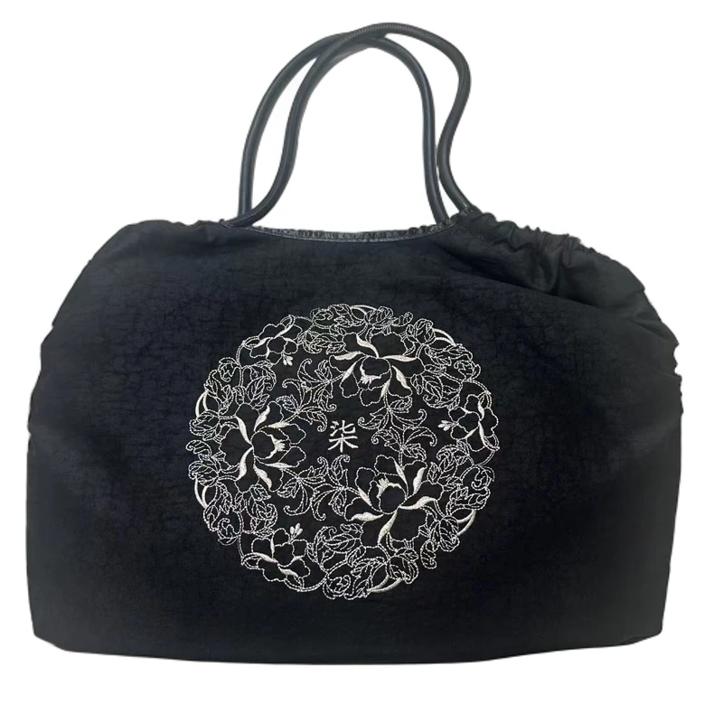 新中式时尚女士龟纹单肩包