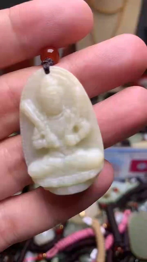 颈饰未镶嵌和田玉新疆料青海料清水和田玉吊坠