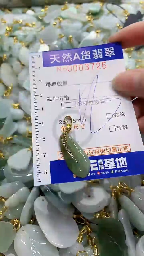 颈饰未镶嵌翡翠天然A货翡翠