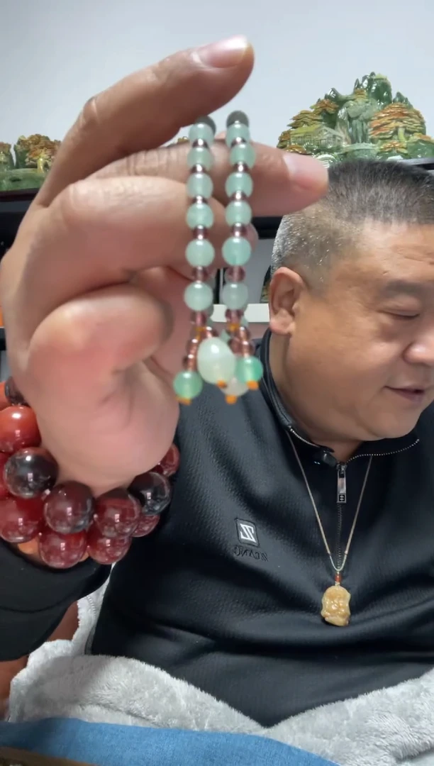 未镶嵌手链石英质玉东陵玉单圈手串买一送一