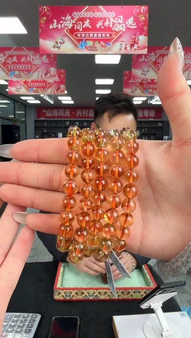 【闪购商品】水晶手链未镶嵌B1 gxl1104约8mm多样性发一件