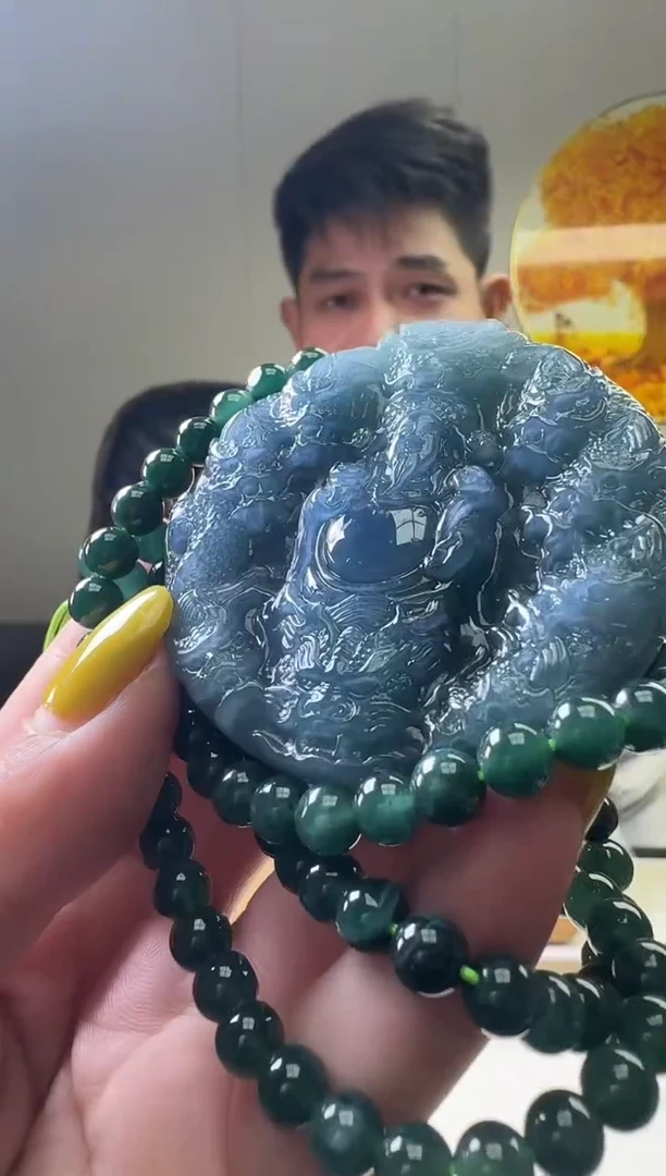 颈饰未镶嵌翡翠天然A货翡翠  多样性随机发其一