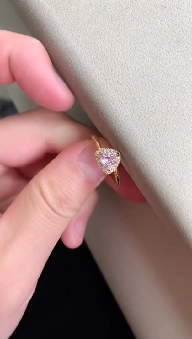 【闪购商品】尖晶石戒指银S925镶嵌戒指