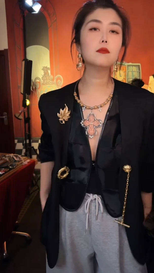 合金无合金孤品不折腾系列粉色十字项链颈链不退