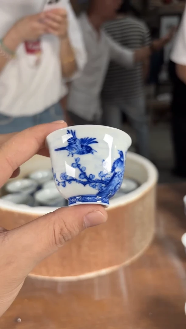 杯看山柴窑青花看山柴窑青花