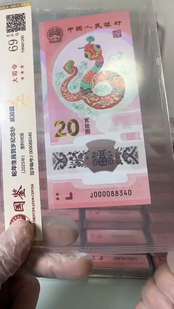 【闪购商品】塑料000088340-蛇钞单张！