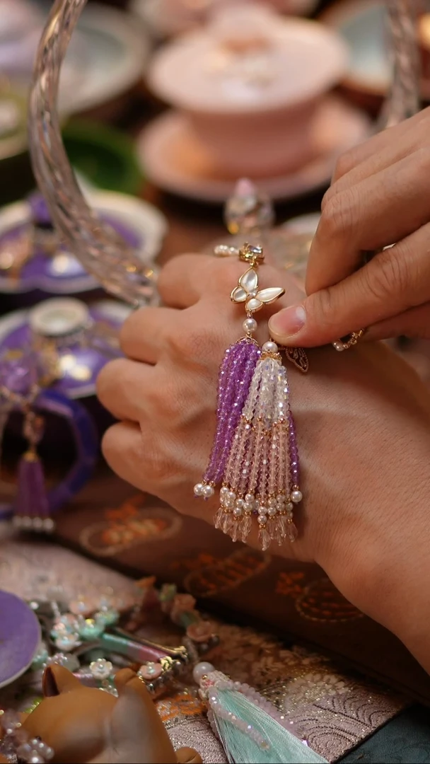 【闪购商品】摆件粉色流苏粉色流苏粉色流苏