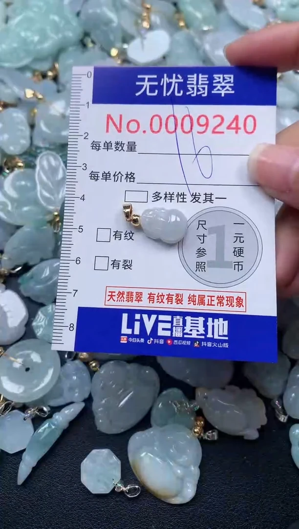 颈饰未镶嵌翡翠9240