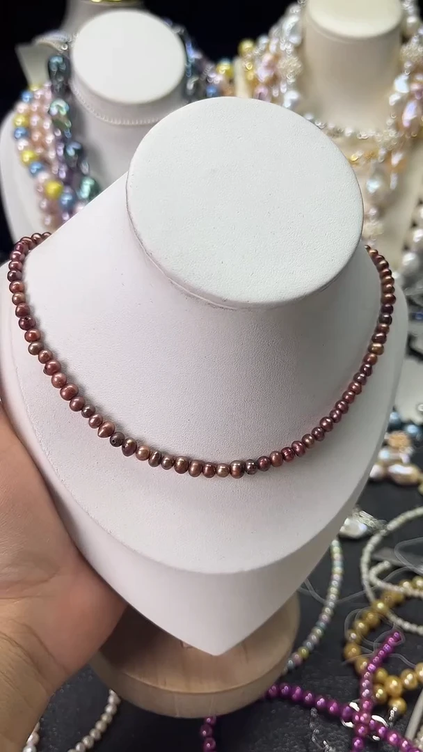 颈饰未镶嵌淡水珍珠多人