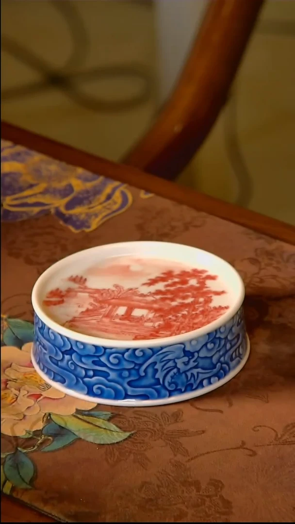 杯钢***?手工手绘杯杯很美丽