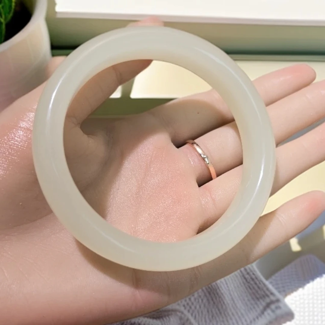 新疆料宽版和田手镯z