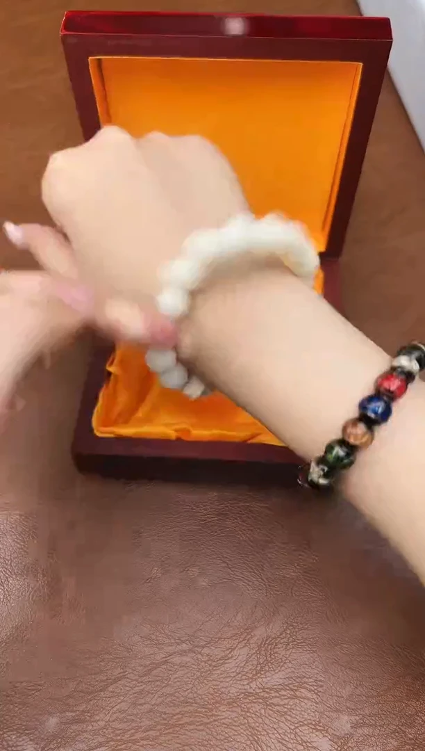 万家文玩阁白玉菩提链接@@SP014