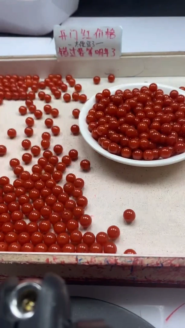 【闪购商品】南红玛瑙颈饰未镶嵌w2185满肉南红8mm*30颗