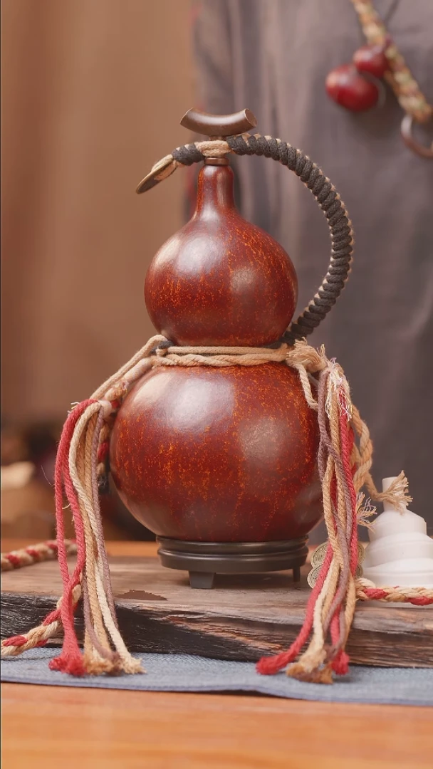 1128号链接精品大漆葫芦现货现发[一物一拍]（700ml）