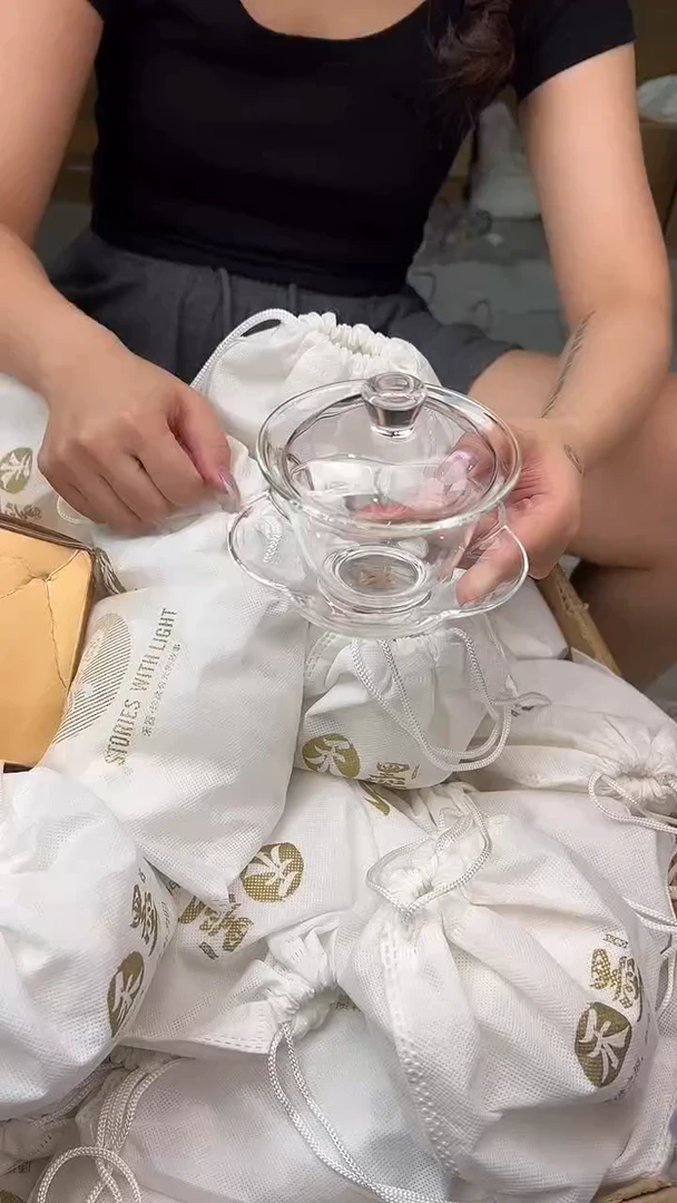 禾墨舒文盖碗透明色