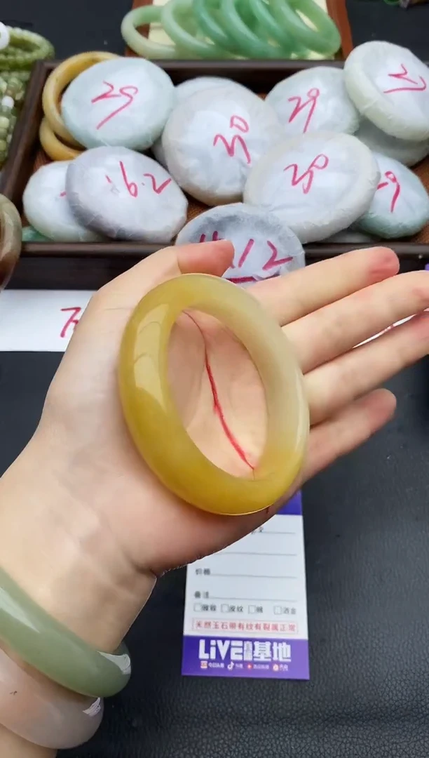 未镶嵌手镯石英质玉36+56/57