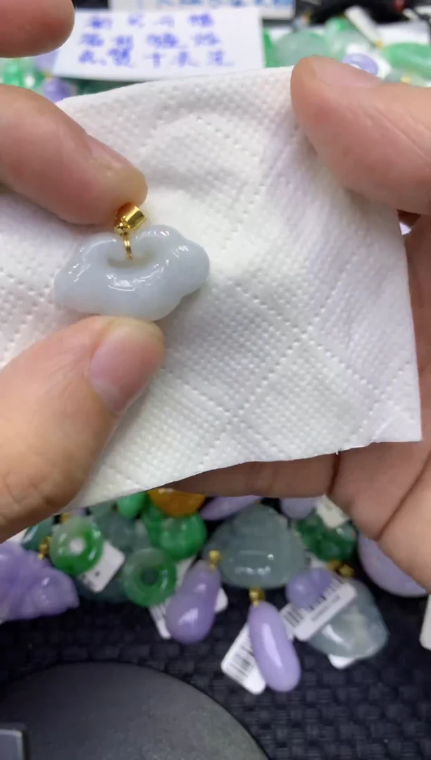 颈饰未镶嵌翡翠天然缅甸A货翡翠