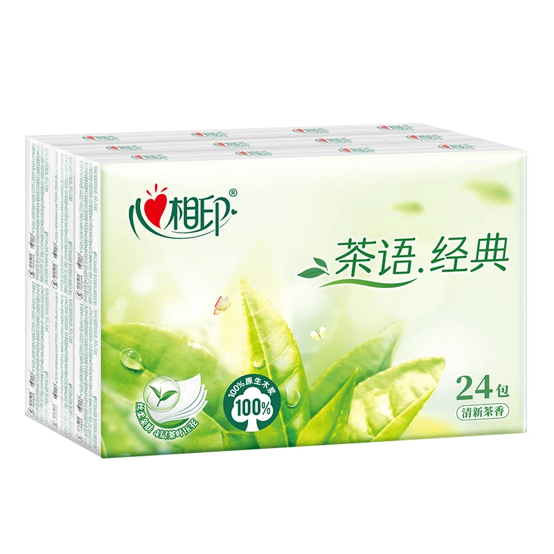 心相印茶语4层手帕纸  6张*24包
