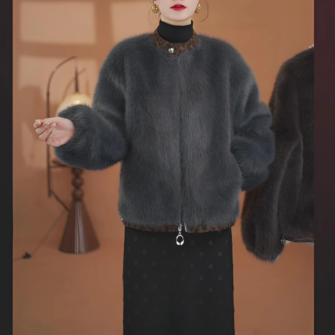 【专柜正版】气质洋气轻奢短款时尚显瘦名媛秋冬百搭韩版冬季外套