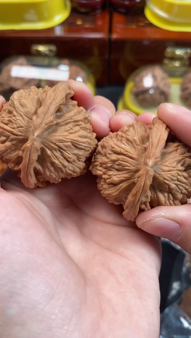 把件文玩核桃白狮子41尺Z248