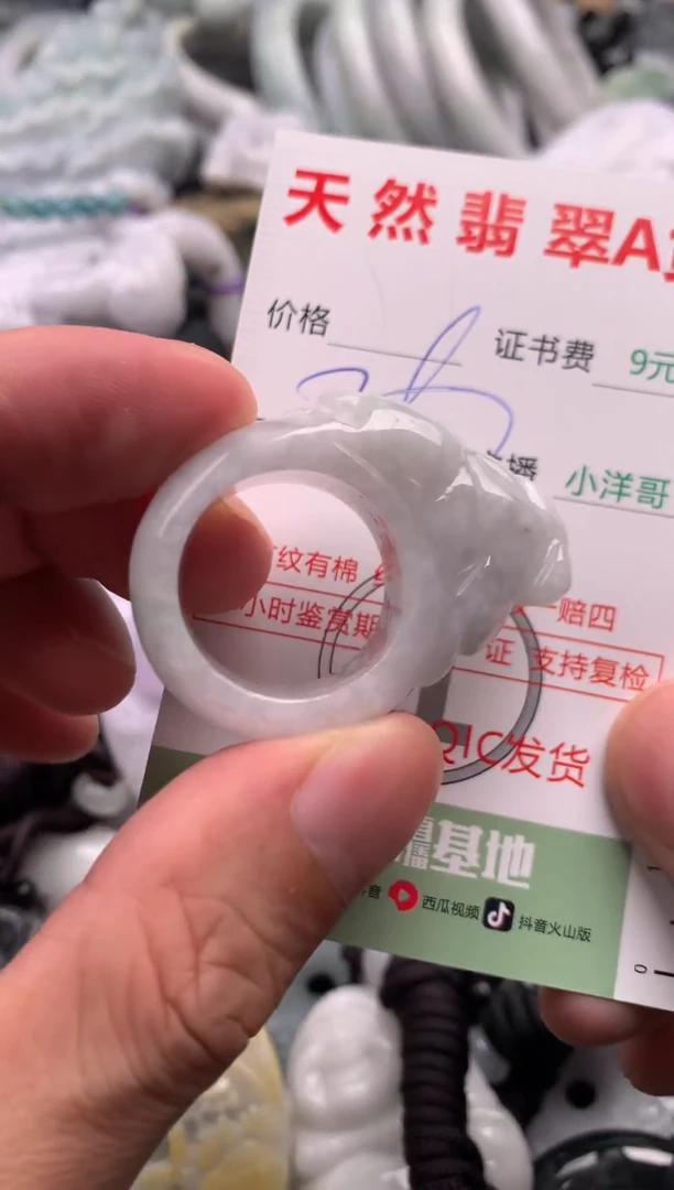 翡翠未镶嵌吊坠(不含链)1