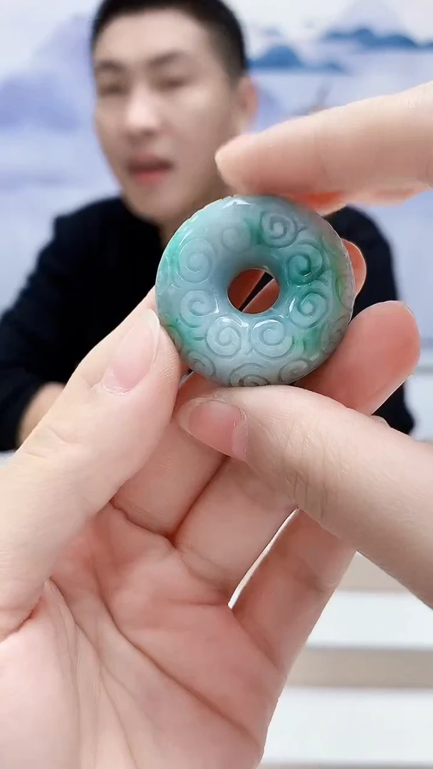 未镶嵌定制翡翠4831lr-毛货挂件13