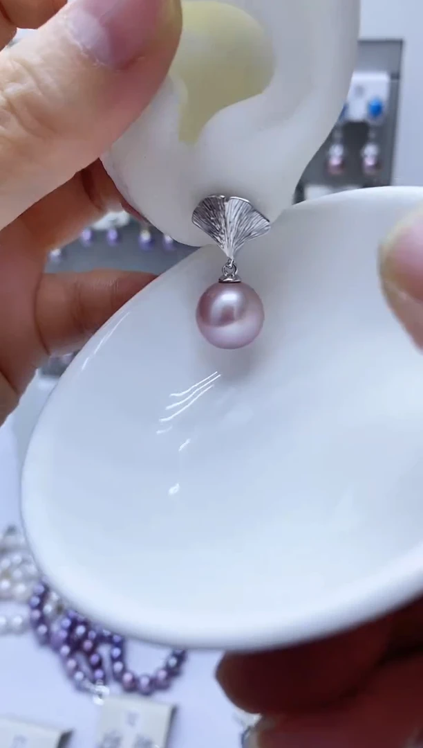 【闪购商品】淡水珍珠耳饰银S925镶嵌171