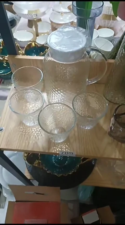 瓷透明玻璃一壶四杯