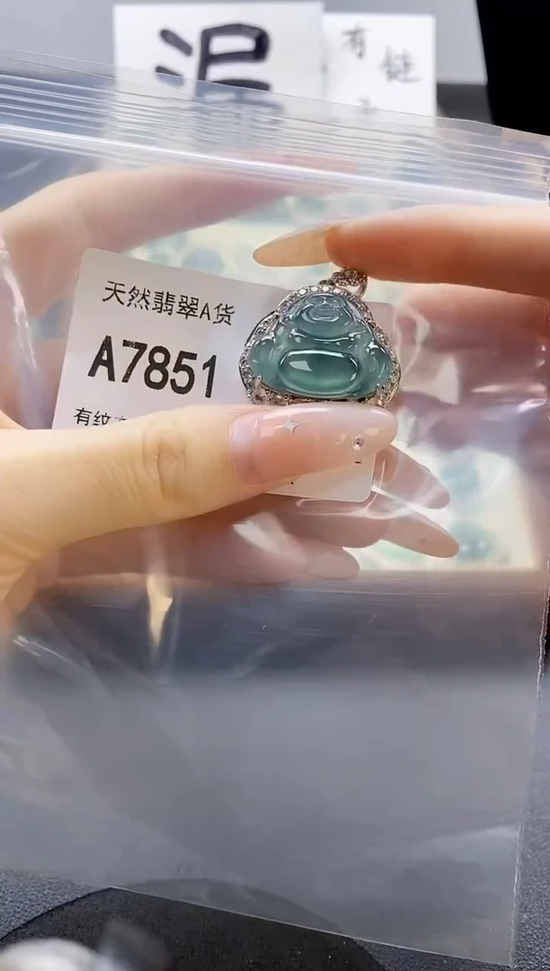 吊坠(赠链)未镶嵌翡翠天然翡翠A货
