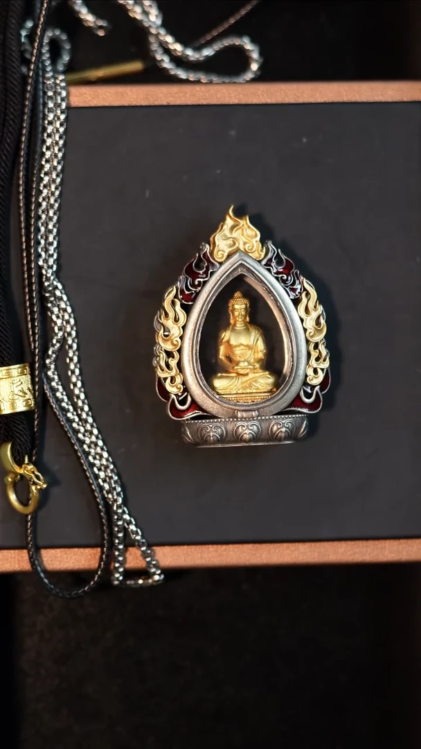 无吊坠925银那*人火焰嘎盒阿迷