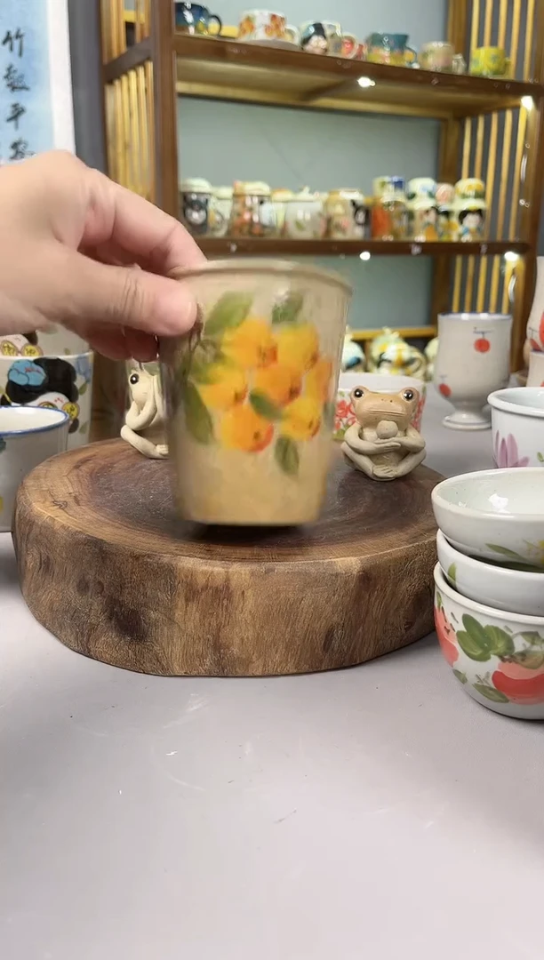 【闪购商品】瓷片景德手绘陶瓷高温釉下彩陶瓷