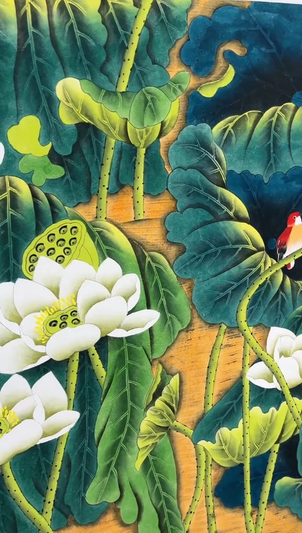 【闪购商品】国画郑乐华绘画手绘作品9-55