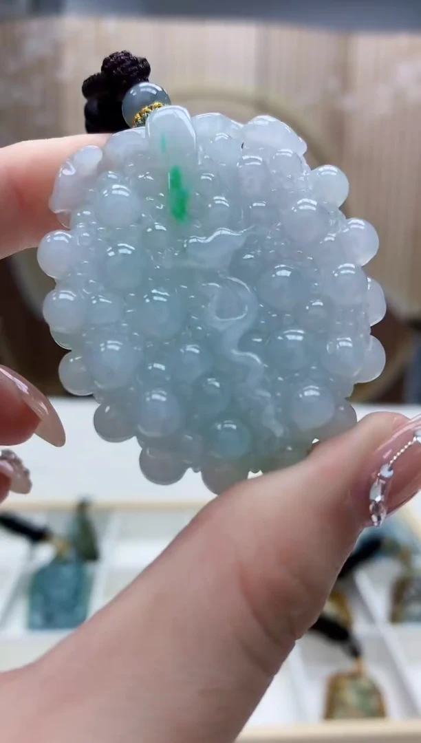 定制翡翠未镶嵌5028jw-毛货挂件30