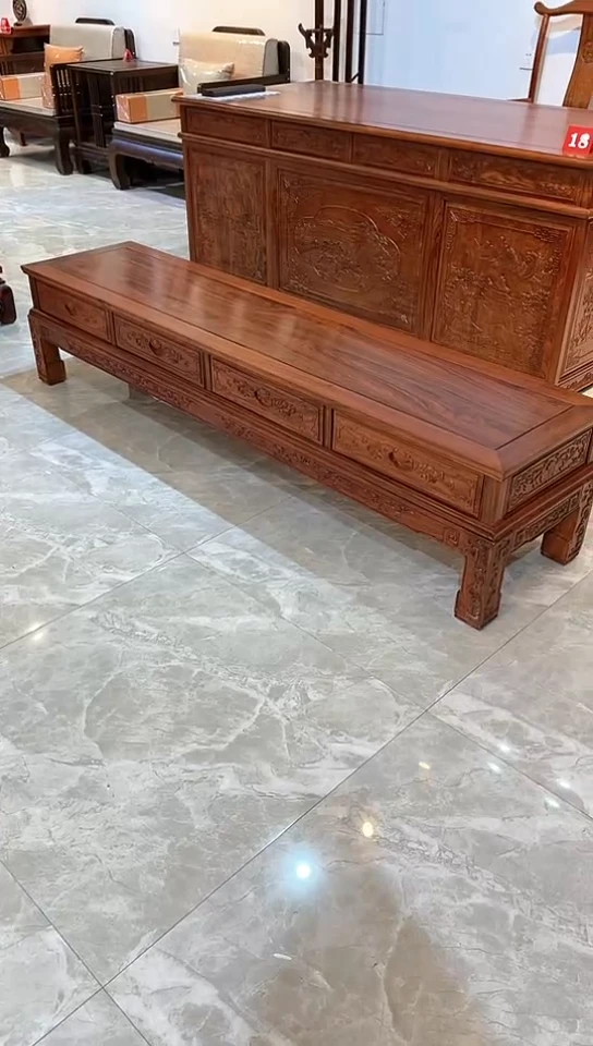 【闪购商品】花梨木类成套家具刺猬紫檀电视柜200*48*41