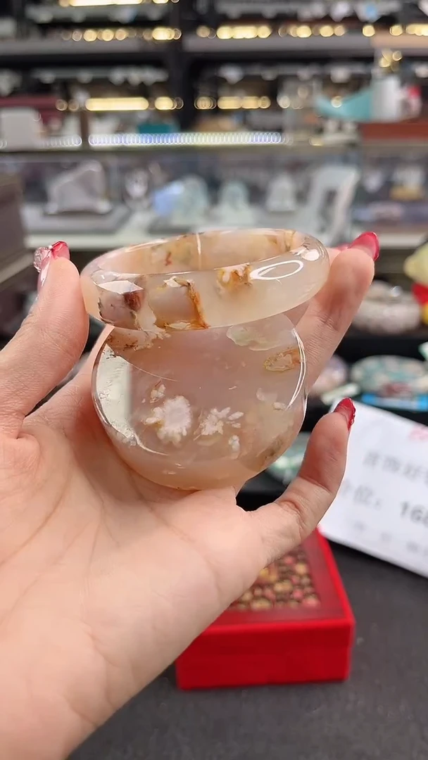 未镶嵌手镯石英质玉57圈口 （赠品镯心）3751616