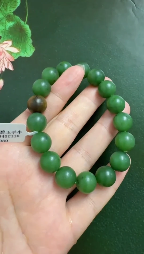 未镶嵌手串和田玉手串