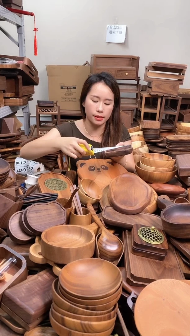 木  南美胡桃木长方盘21*11.5*2cm