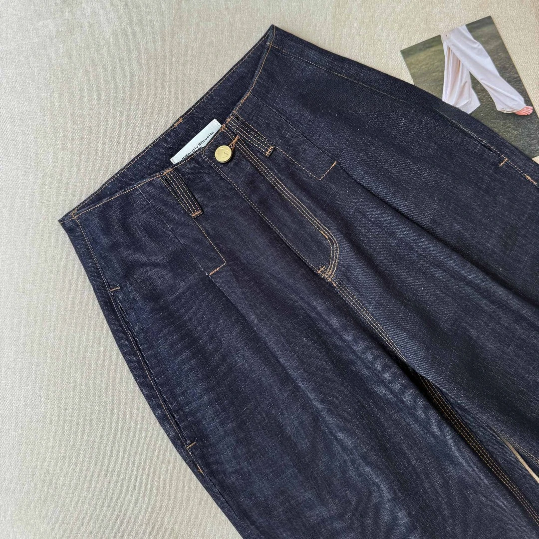 阔腿休闲直筒裤女2025年新款高级感垂感高腰显瘦加长百搭拖地裤子